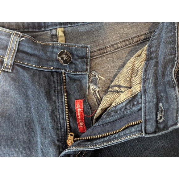 COBB Italy Narrow Fit Men's Jeans Size 30 Dark Wash Blue Denim Low Rise Straight - Picture 3 of 10